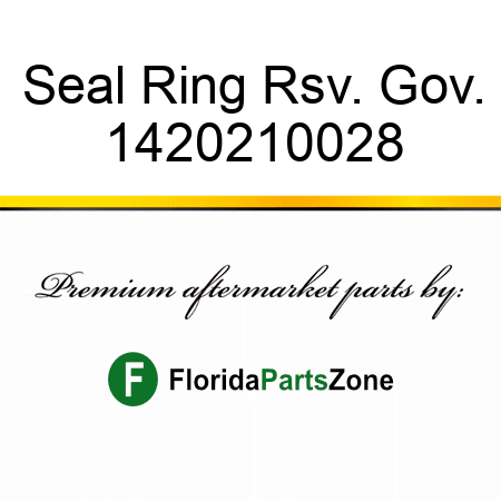 Seal Ring, Rsv. Gov. 1420210028
