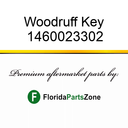 Woodruff Key 1460023302