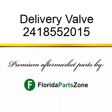 Delivery Valve 2418552015