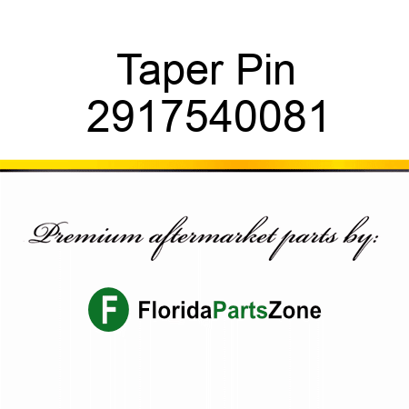 Taper Pin 2917540081