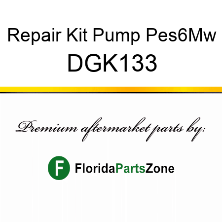 Repair Kit, Pump Pes6Mw DGK133