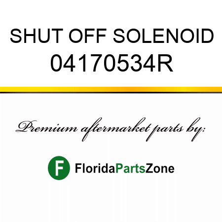 SHUT OFF SOLENOID 04170534R