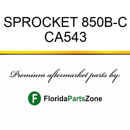 SPROCKET 850B-C CA543