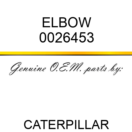 ELBOW 0026453