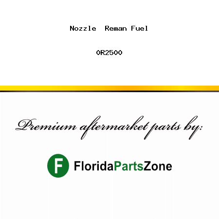 Nozzle  Reman Fuel 0R2500