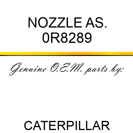 NOZZLE AS. 0R8289