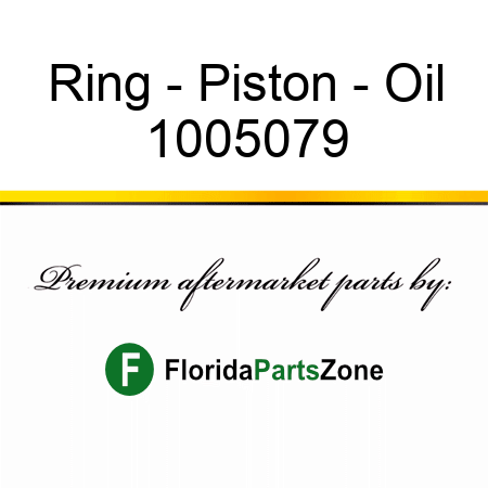 Ring - Piston - Oil 1005079