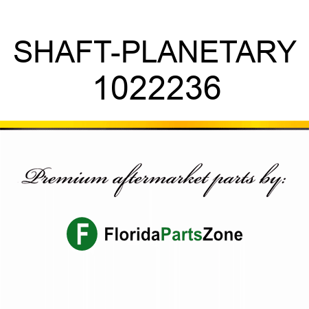 SHAFT-PLANETARY 1022236