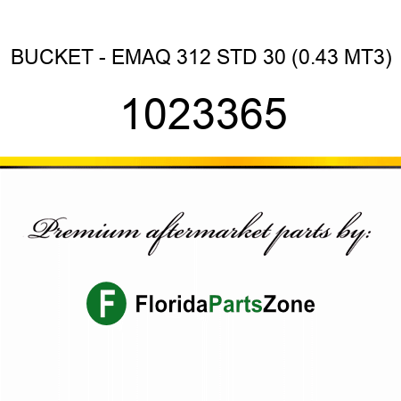 BUCKET - EMAQ 312 STD 30 (0.43 MT3) 1023365