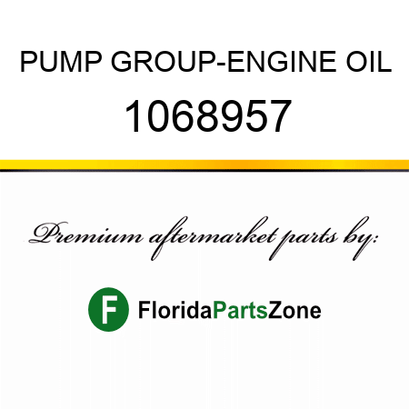 PUMP GROUP-ENGINE OIL 1068957