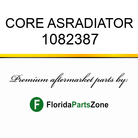 CORE ASRADIATOR 1082387