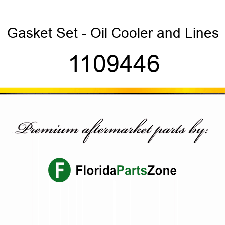 Gasket Set - Oil Cooler&Lines 1109446