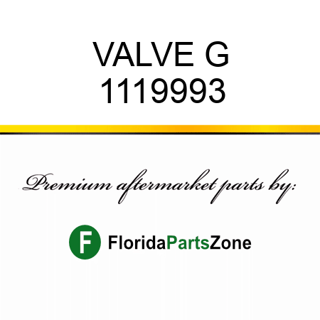 VALVE G 1119993