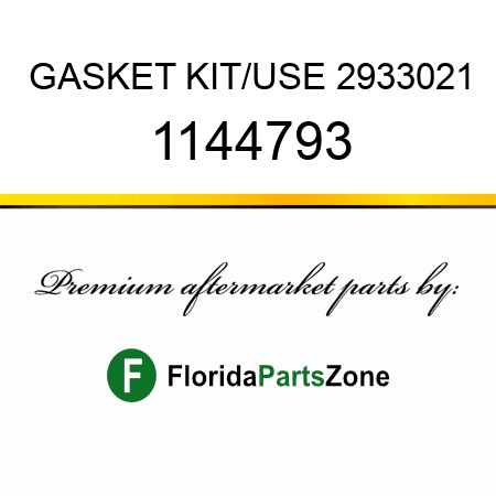 GASKET KIT/USE 2933021 1144793
