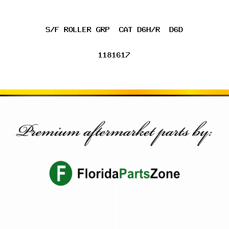 S/F ROLLER GRP  CAT D6H/R  D6D 1181617