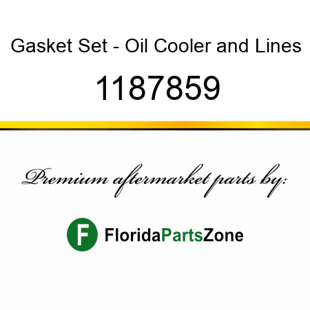 Gasket Set - Oil Cooler&Lines 1187859