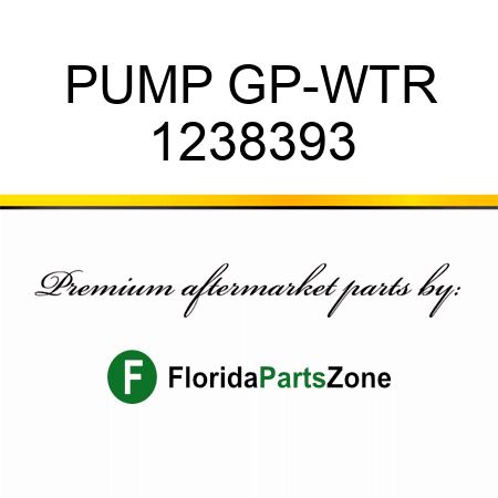 PUMP GP-WTR 1238393