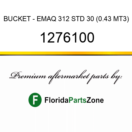 BUCKET - EMAQ 312 STD 30 (0.43 MT3) 1276100