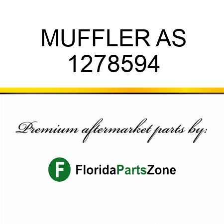 MUFFLER AS 1278594