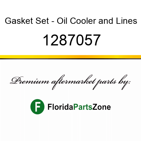 Gasket Set - Oil Cooler&Lines 1287057
