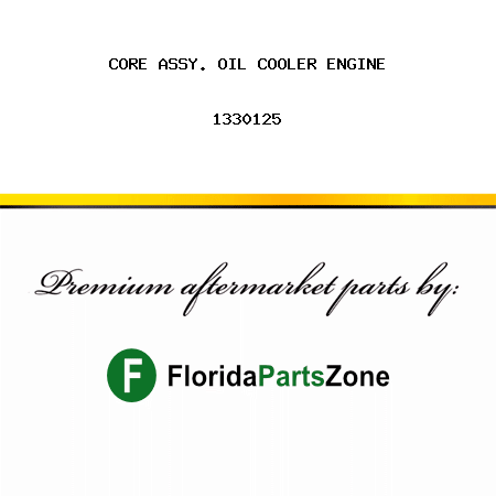 CORE ASSY. OIL COOLER ENGINE 1330125