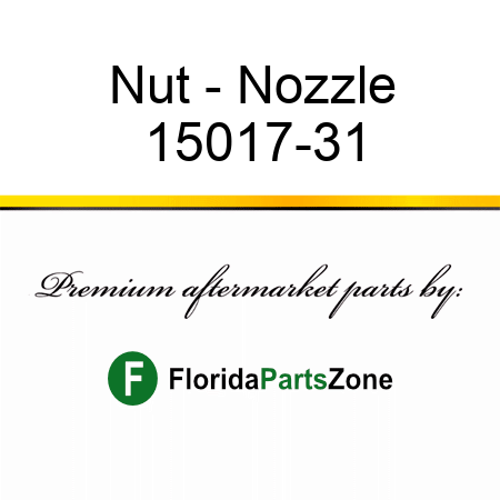 Nut - Nozzle 15017-31