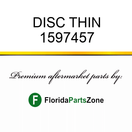 DISC THIN 1597457