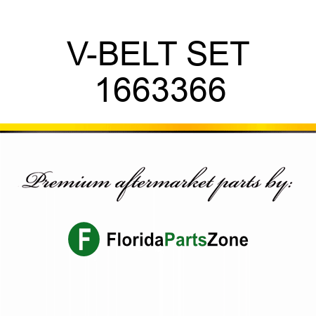 V-BELT SET 1663366