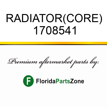 RADIATOR(CORE) 1708541