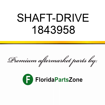 SHAFT-DRIVE 1843958