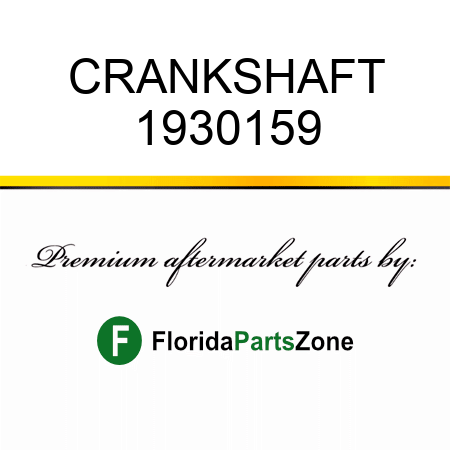 CRANKSHAFT 1930159