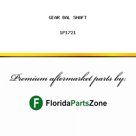 GEAR, BAL SHAFT 1P1721