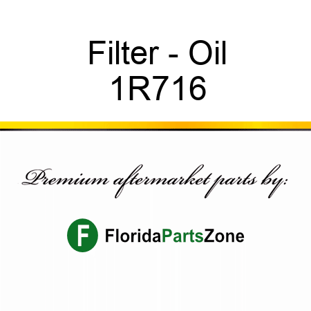 Filter - Oil 1R716
