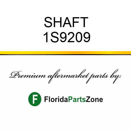 SHAFT 1S9209