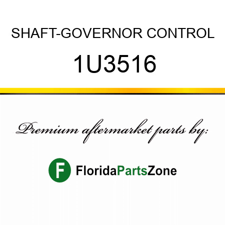 SHAFT-GOVERNOR CONTROL 1U3516