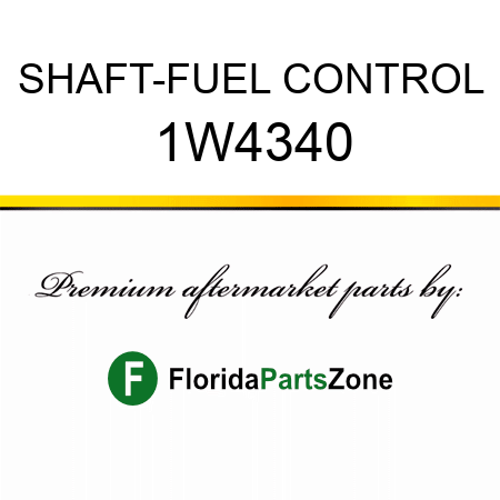 SHAFT-FUEL CONTROL 1W4340