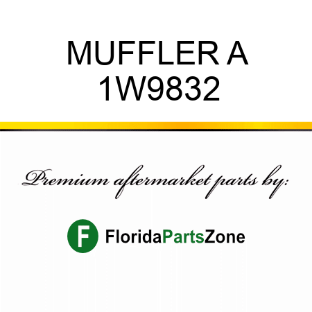 MUFFLER A 1W9832