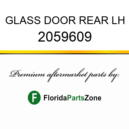 GLASS DOOR REAR LH 2059609