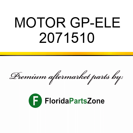 MOTOR GP-ELE 2071510