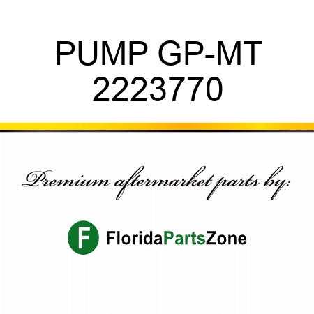 PUMP GP-MT 2223770