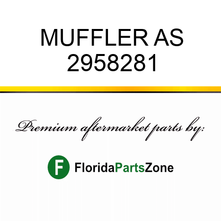 MUFFLER AS 2958281