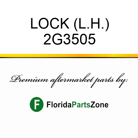 LOCK (L.H.) 2G3505