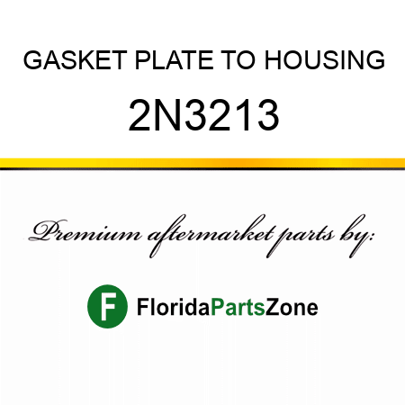 GASKET PLATE TO HOUSING 2N3213