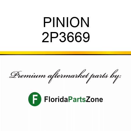 PINION 2P3669