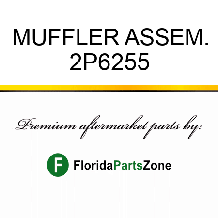 MUFFLER ASSEM. 2P6255