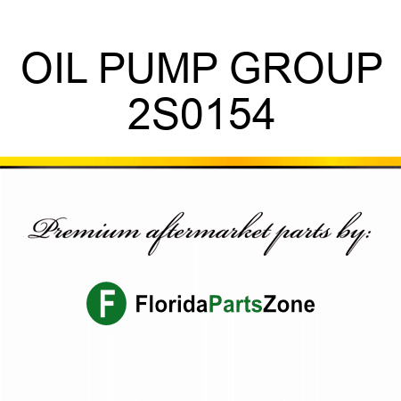 OIL PUMP GROUP 2S0154