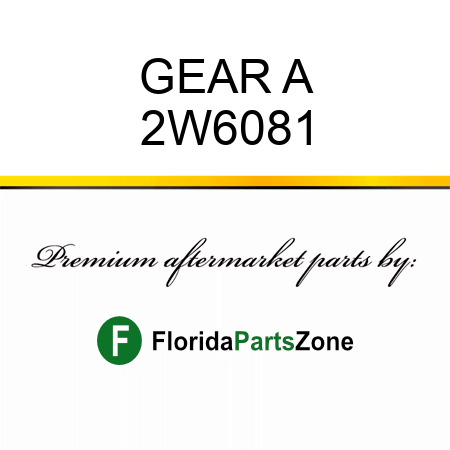 GEAR A 2W6081