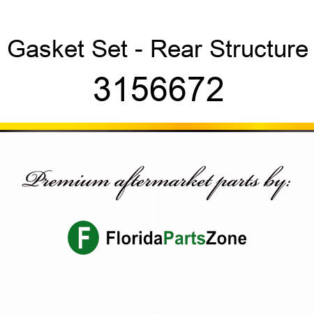 Gasket Set - Rear Structure 3156672