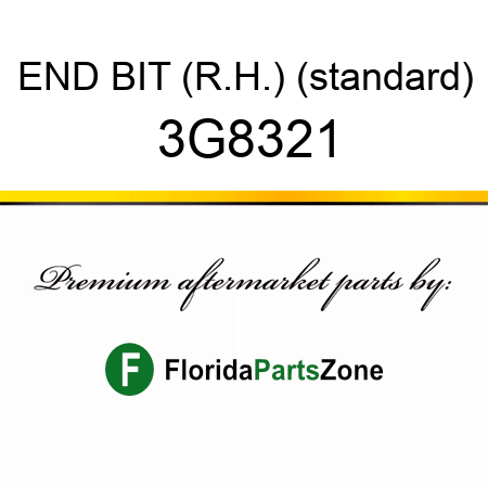 END BIT (R.H.) (standard) 3G8321