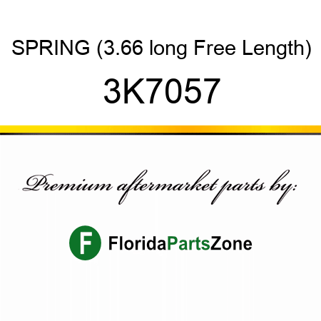 SPRING (3.66 long Free Length) 3K7057